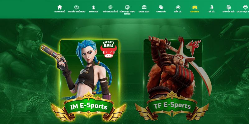  Esports được ghi nhận chính là một trong số chọn lựa hàng đầu