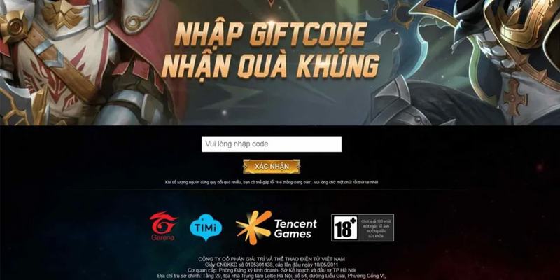 Hướng dẫn nhập code Liên Quân bằng thiết bị IOS