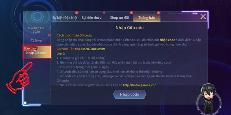 Nội nhập code Liên Quân trên dòng điện thoại iOS