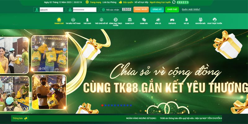 Cổng game TK88 - Sân chơi kịch tính, hấp dẫn cho dân chơi online